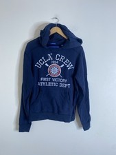 UCLA Hoodie Medium Navy Blue Long beach Stadium Logo Hooded Marines Top USA