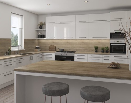 White oak laminate - oak,