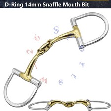 D-Ring Snaffle Horse Curved