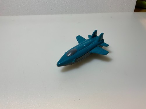 Small jet airplane grey blue - airplane,