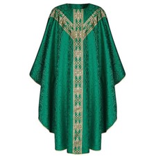CHASUBLE Green Semi Gothic