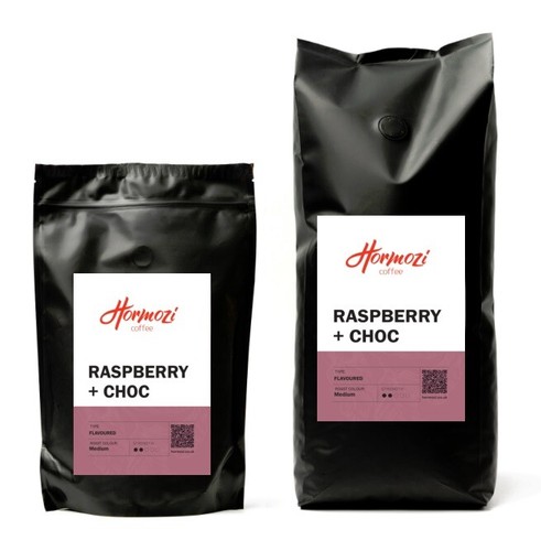 Raspberry choc flavoured - choc,