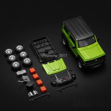 1:32 Scale Suzuki Jimny Model Car Kit Metal Diecast Toy Cars 2 Doors Open Green