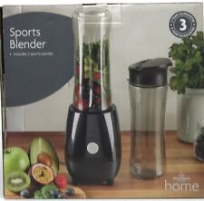 Morrisons 300W Blender Ideal for Sports Smoothie Protein Milkshake 2 Gym Bottles