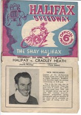HALIFAX SPEEDWAY v  CRADLEY