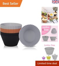 12 Jumbo Silicone Cupcake