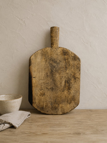 Antique wooden cutting board - wooden,