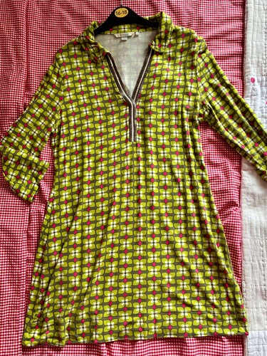 Boden green tunic dress size - boden,