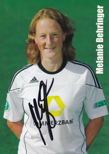 Autograph melanie behringer - melanie,