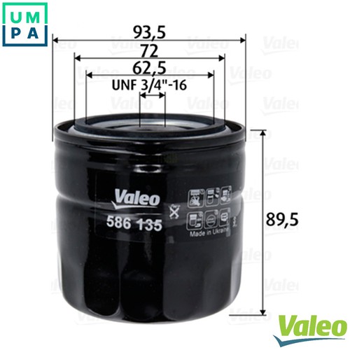 Oil filter 586135 for ford - oil,