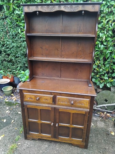 Oak dresser sideboard with - dresser/sideboard,