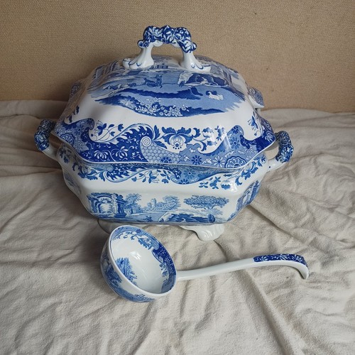 Spode blue italian - italian, large