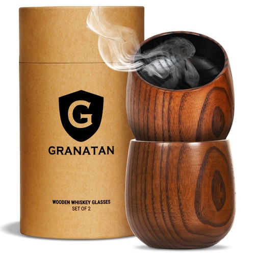 Granatan charred oak - oak, wooden