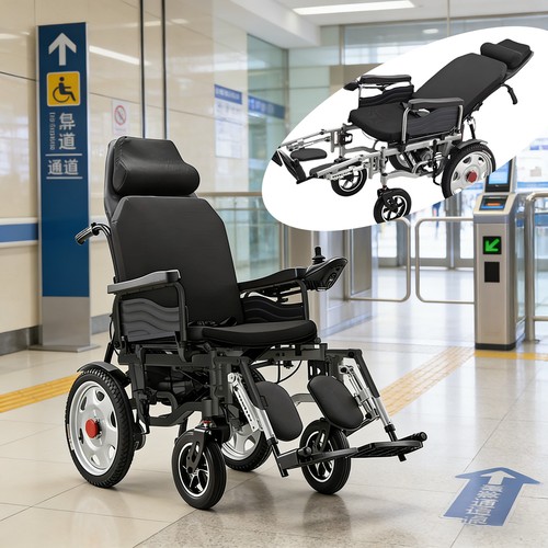 Reclining electric wheelchair - electric,