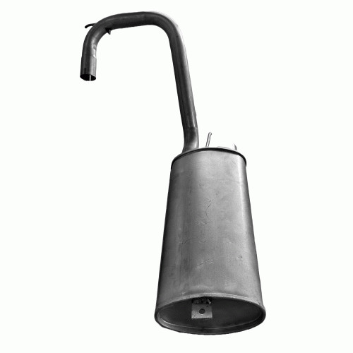 Exhaust central silencer for - exhaust,