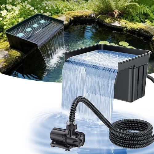 Pond waterfall spillway - pond, 43