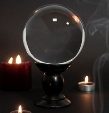 Large Clear Crystal Ball on