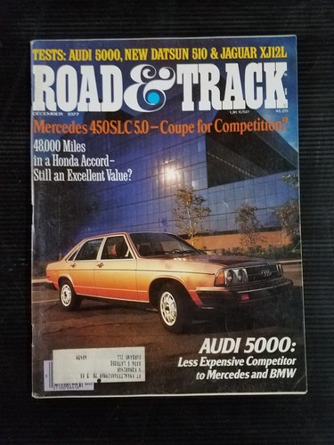 Road track dec 1977 - dec, mercedes