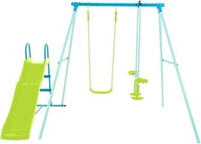 Triple Swing Set with Slide