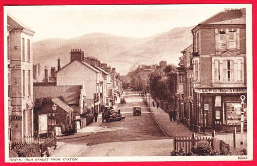 Postcard towyn high street - postcard,
