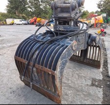 Daemo DMR1000 HYDRAULIC Rotating Selector Grab 80mm Pin To Suit 20 Tonne 