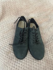 Ladies M&S Black Shoes Size 6 Hardly Worn But Shows Some Small Signs Of Wear