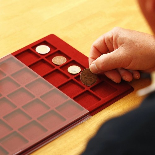 Schulz classic red coin tray - red,