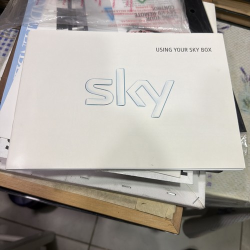 Sky instruction hand - instruction/hand, book