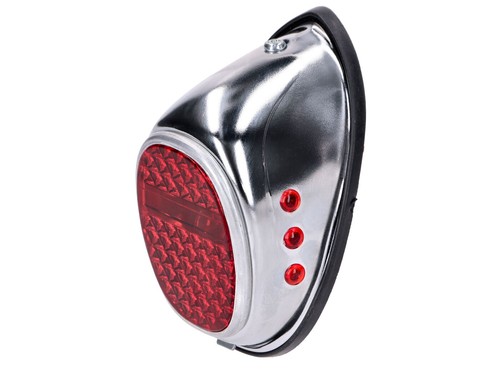 Taillight chrome 104x52mm for