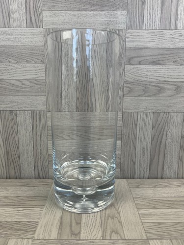 Large clear glass vase - clear,