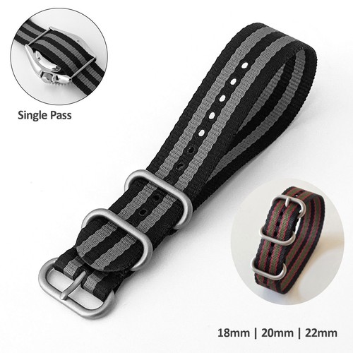 Single pass zulu nato watch - single,