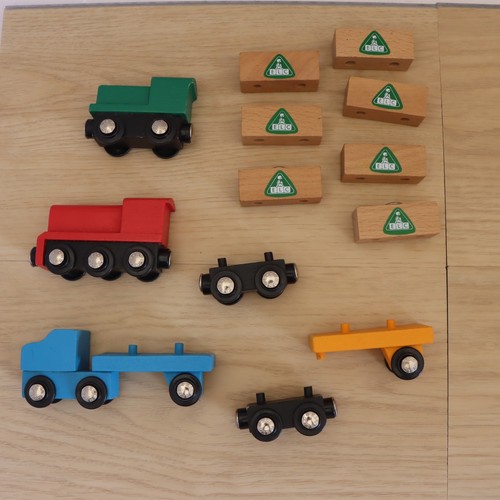 Wooden train track elc - track, &