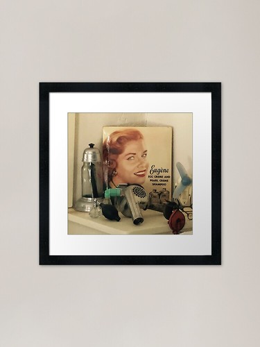 Vintage hair salon framed - hair,