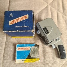 Ambassador USSR Russian 8mm Cine Camera Vintage with Pistol Grip Rare