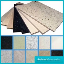 UPVC 3 Pack Bathroom Shower Wall Cladding Panels Waterproof Shower Panels Wide 