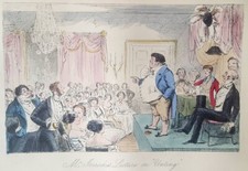 1854 John Leech hand coloured
