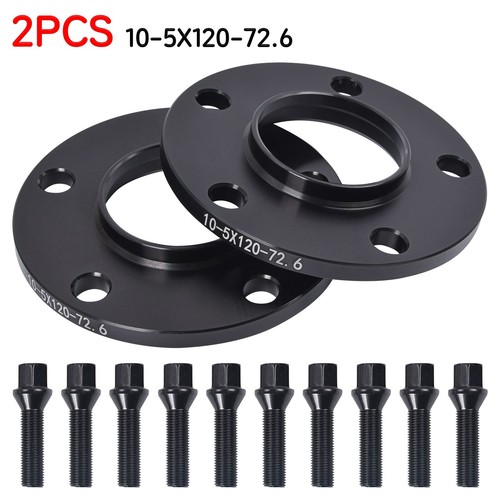 10mm black wheel spacers - black,