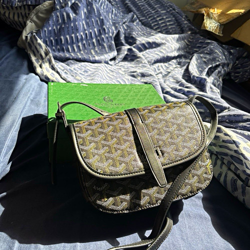 Goyard goyardine black canvas - goyard,