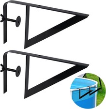 2pcs Swimming Pool Shelf Brackets, Adjustable Swimming Pool Shelf Above Ground