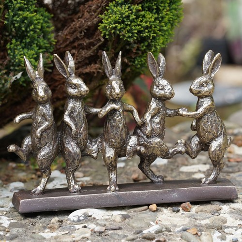 Dancing hares ornament - dancing,