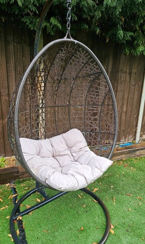 Hanging garden egg shape - garden, chair