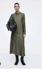 COS Herringbone Maxi Shirt