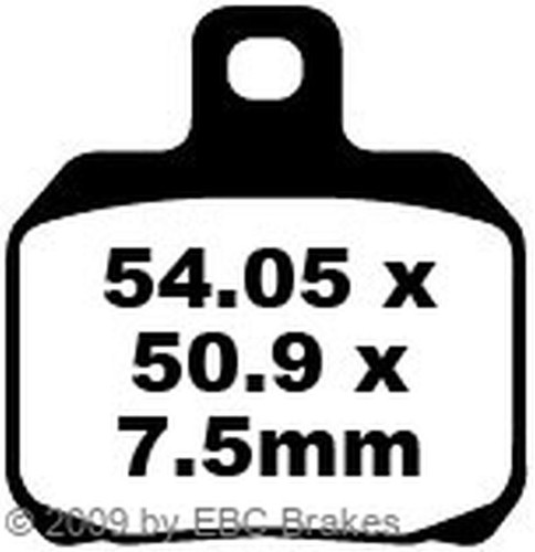 Scooter brake pads sfa266 - scooter,