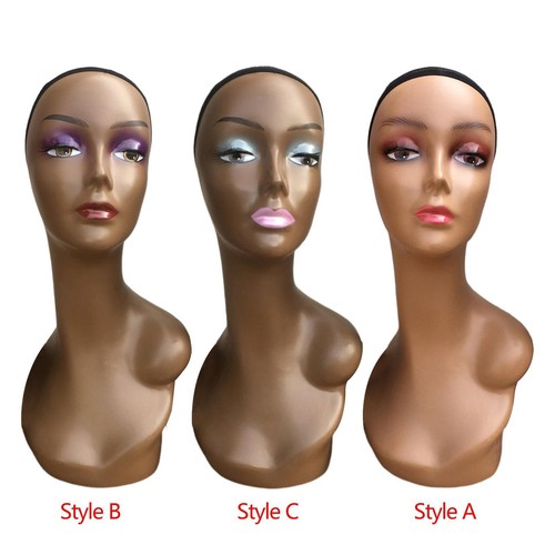 Female mannequin head with - head,