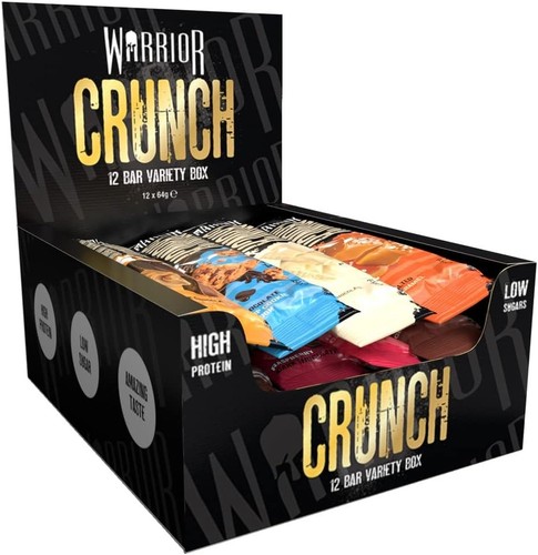 Warrior crunch x12 64g protein - warrior,