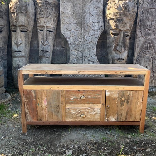 Recycled teak large stand - large,