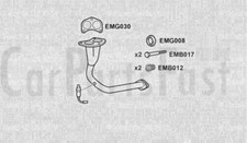 EFFD8022 EXHAUST FRONT PIPE Ford Escort 1.3 Petrol Van 02/1994 to 12/1997