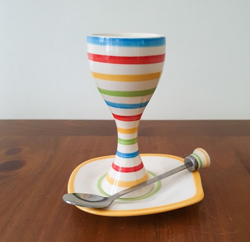 Lovely egg cup with matching - lovely,