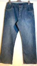 Rockport Mens Size W38/L33 Blue Smart Casual Straight Leg Denim Jean Trousers