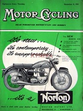 Dec 8 1955 Norton 'Model 99'